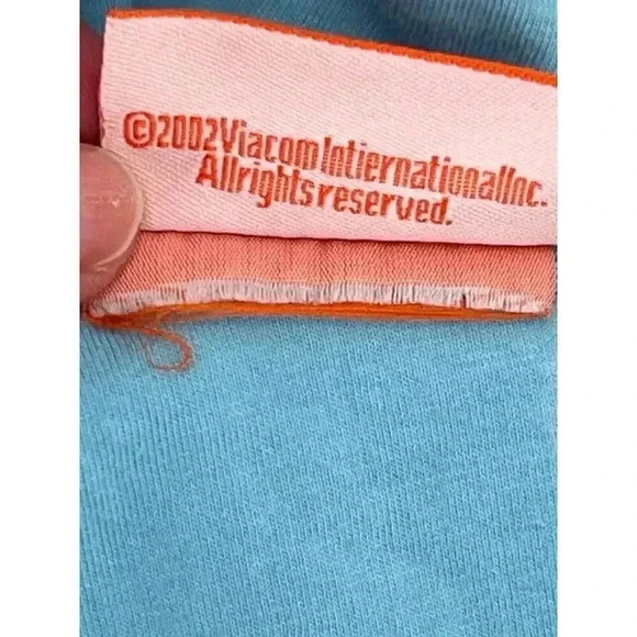 VINTAGE 2002 SPONGE BOB SQUARE PANTS SHIRT NICKELODEON ZAPPER PANTS POCKET LARGE - Picture 7 of 9